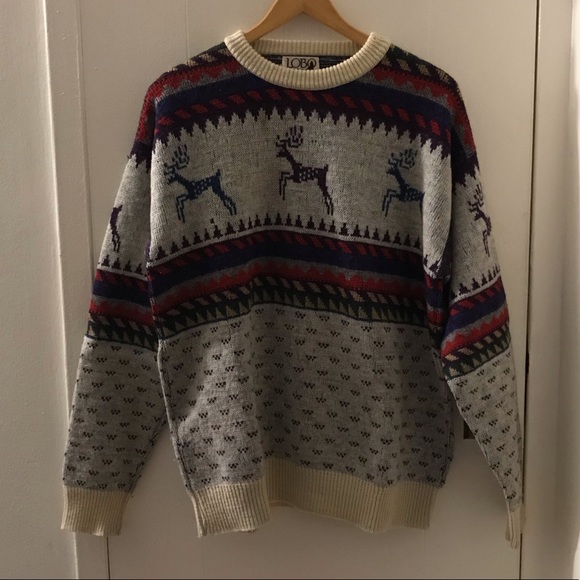 Vintage Other - VTG Lobo Pendleton deer crewneck sweater